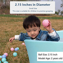 Load image into Gallery viewer, Thenese Pit Balls for Kids, 100 pcs 2.15 Inches Thicken Soft Plastic Crush Proof Ball Pit Balls BPA Phthalate Free Baby Toddler Toy Ball with 3 Color White Clear and Warm Grey
