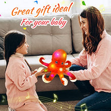 Load image into Gallery viewer, Glow Guards Musical Light up Octopus Stuffed Ocean Life LED Soft Plush Toy with Night Lights Lullaby Glow in The Dark Christmas Birthday Gifts for Toddler Kids
