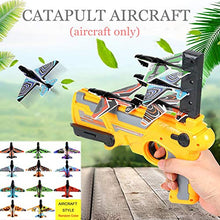 Load image into Gallery viewer, Bubble Catapult Plane Toy Airplane for Kids, 2021 New One-Click Ejection Model Foam Airplane, with 4 Colors Airplane Launcher, Outdoor Sports Boy Toy Kids 3+ Years Olds (10 Foam Planes)

