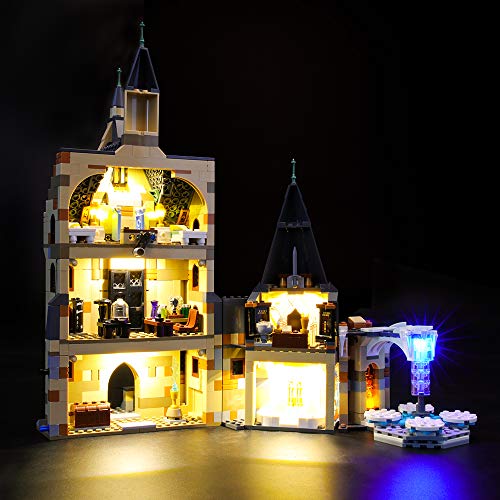 GEAMENT Light Set for Harry Potter Hogwarts Clock Tower Building Blocks Model Compatible with Lego 75948 (Lego Set Not Included)