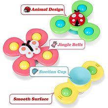 Load image into Gallery viewer, Collinphen Suction Cup Spinner Toy Suction Spinner Toys for Toddlers Learning Toys for 2-4 Year Old First Birthday Gift Sensory Toys for 1-3 Year Old Baby [3pcs]
