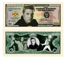 Load image into Gallery viewer, Elvis Presley Million Dollar Bill with Bill Protector
