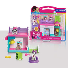 Load image into Gallery viewer, Barbie Pets Spa Day Playset, 8 Piece Connectible Playset with Pet Figures and Accessories, by Just Play
