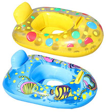 Load image into Gallery viewer, Cabilock 2pcs Swimming Pool Ring Lightweight Inflatable Beach Water Floating Toy Cartoon Pool Playing Ring for Boys Girls
