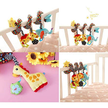 Load image into Gallery viewer, Gefemini Cartoon Hanging Spiral Toys for Cradle Baby Wrap Around Spiral Pram Toy Car Seat Toy Development Toy
