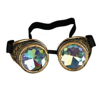 FOCUSSEXY kaleidoscope Steampunk Goggles Glasses Welding Gothic