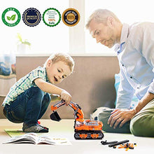 Load image into Gallery viewer, VATOS Building Sets for Kids, Building Kit for Boys 6 7 8 9 10 11 12 Years Old, 513 PCS 2 in 1 Excavator or Drilling Car STEM Building Toys Building Blocks, Buildable Toy for Kids, Building Bricks Kit
