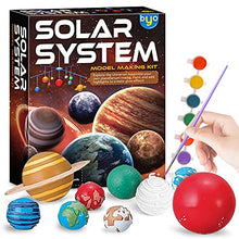 Load image into Gallery viewer, AOOF Creative Graffiti DIY Handmade Toys, Color Painting and Painting Solar System Planet Model Assembled Children&#39;s Science and Education Educational Toys, Parent-Child Toys Solar System Planetary
