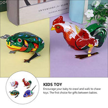 Load image into Gallery viewer, Toyvian 4 Pcs Wind Up Toys for Kids, Funny Clockwork Playthings Set Metal Jumping Frog, Mouse, Rabbit, Cock Toy Animal Party Favors Great Gifts Birthday Prizes Goodie Bags Pinatas Filler
