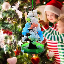 Load image into Gallery viewer, Qinday Magic Growing Crystal Christmas Tree, Presents Novelty Kit for Kids, Funny Educational and Party Toys, Xmas Novelty Creative DIY Gift for Boys Girls (Muti-Color Tree)
