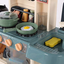 Load image into Gallery viewer, GLOGLOW Children Kitchen Toy Set, Children Simulation Kitchen Spray Cooking Toys Set Pretend Play Kitchen Cooking Set Toys Cookware Pots Kitchen Utensils Toys for Children(#1)
