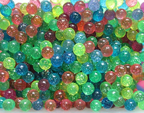15 Glitter Super HIGH Bounce Balls HI Bouncy Sparkle Superball CAT Toy 27MM 1