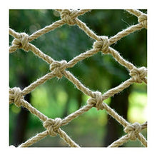 Load image into Gallery viewer, Outdoor Mesh Rope Climbing Netting Heavy Duty Nets, Children&#39;s Nets, Fence Nets Where Garden Plants Climb And Grow, Twisted Jute Can Be Customized For Multiple Uses (size: 6 Mm, Hole 8 Cm) Safety Net
