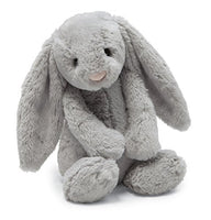 Jellycat Bashful Grey Bunny Stuffed Animal, Large, 15 inches