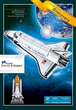 Load image into Gallery viewer, Liberty Imports 3D Puzzle DIY Model Set - Worlds Greatest Architecture Jigsaw Puzzles Building Kit (Space Shuttle Discovery)
