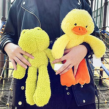 Load image into Gallery viewer, JIDOANCK Plush Toy PP Cotton Stuffed Toy Vivid Soft Cute Frog Little Yellow Duck Plush Toy Decoration Grey
