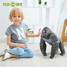 Load image into Gallery viewer, RECUR Toys Large Mountain Gorilla King Kong Toys - Realistic Hand Painted Walking Gorilla Ape Figurine Model  Replica Orangutan 2021 Godzilla vs Kong Toys Figure Gift for Collectors Boys Kids 3+

