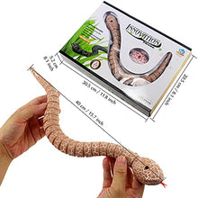 Load image into Gallery viewer, Tipmant RC Snake IR Remote Control Crawlers Fake Realistic Animals Vehicle Scary Prank Toys Kids Halloween Christmas Birthday Gifts (Orang-Pink)
