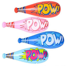 Load image into Gallery viewer, Rhode Island Novelty 20 Inch POW Bat Inflates, Pack of 12

