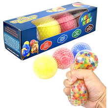 Load image into Gallery viewer, KELZ KIDZ TEXTURODOS Textured Sensory Water Bead Balls - Durable Large Stress Ball Toy Set for Kids and Adults (4 Pack) -Patented-
