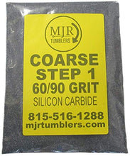 Load image into Gallery viewer, MJR Tumblers 1 LB Polish 60/90 Silicon Carbide Rock Refill Grit Abrasive Media Step 1 USA
