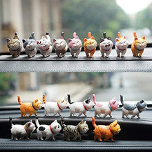 Load image into Gallery viewer, MINGYUE 9Pcs/Set Car Ornaments Cute Cats Dashboard Toy Decoration Lovely Cat Doll Toy Car-Styling Interior Accessories Gift Bobbleheads (Color : Type 2)
