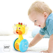 Load image into Gallery viewer, ACHICOO Cartoon Giraffe Tumbler Doll Roly-Poly Baby Toys Cute Rattles Ring Bell Newborns 3-12 Month Early Educational Toy Kid GIFS
