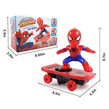 Load image into Gallery viewer, Robot Toys for Kids, Stunt Skateboard Scooter Electric Universal Rotating Tumble Music Led Light Cartoon Balance Bike Toy, Interactive Educational Gift Toys for 3 4 5 6 7 Year Old Boys Girls (red)

