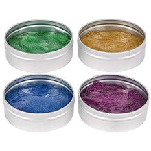 Load image into Gallery viewer, Kicko Glitter Putty in Tin Can - 4 Pack - Colored Sludgy Gooey - Sensory and Tactile Stimulation, Stress Relief, Party Favor, Decoration - 3 Inch
