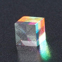 Load image into Gallery viewer, WSF-Prism, 1pc Optical Glass Cube Defective Cross Dichroic Prism Mirror Combiner Splitter Decor 10x10mm 18x18mm 5x5mm Transparent Module Toy (Color : 5mm)
