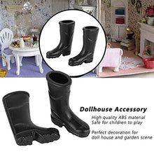 Load image into Gallery viewer, Dollhouse Gardening Shoes, Miniature Rain Shoes Lifelike Appearance for Gardening Scenario
