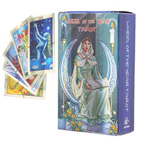 Wheel Of Year Tarot, 78 Classic Hologram Tarot Cards, Tarot Cards Deck Fate Divination Hologram Paper English Board Game Party Playing Cards, Good Gift for Your Loved Ones or Yourself