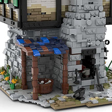 Load image into Gallery viewer, PHYNEDI Medieval Smithy Bricks Model with Lego Medieval Blacksmith 21325, MOC DIY Construction Collection Building Toy, MOC-44070 (2,997 Pieces) (Licensed and Designed by Povladimir), 27 x 22 x 28cm
