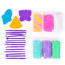 Load image into Gallery viewer, Made By Me Mixy Squish Sculpting Studio by Horizon Group USA, 24 Piece Sensory Play Set, Includes 6 oz. Air Dry Clay, Pre-Textured, Dries Squishy, 14 Sculpting Tools, 3 Double Sided Molds, Storage
