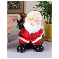 LUYIYI Christmas Pen Holder Piggy Bank, Santa Claus Desktop Decoration, Birthday Gift Souvenir (Color : Piggy Bank)