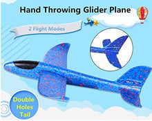 Load image into Gallery viewer, Flying Airplane Toys 4 Pack for Kids Ages 4-8 8-12 Valentine Day Gift for Boys Girls Class Students Goodie Bag Fillers Throwing Glider Foam Plane (4 Pack 15&#39;&#39;)
