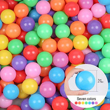 Load image into Gallery viewer, TRENDBOX Foam Ball Pit (200 Balls Included - 2.75 in) Sponge Round Ball Pool for Baby Kids Soft Round Ball Pool Children Toddler Playpen Light Grey: 7 Colors
