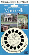 Load image into Gallery viewer, View Master Thomas Jefferson&#39;s Monticello 3 Reel Set - 21 3D Images
