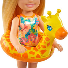 Load image into Gallery viewer, Barbie and Chelsea The Lost Birthday Playset with Chelsea Doll (Blonde, 6-in), Jungle Pet, Floatie and Accessories, Gift for 3 to 7 Year Olds
