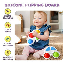 Load image into Gallery viewer, Maydolly Baby Toy for Toddler Kids Ages 6 Months and Up, Kids Sensory Toys Silicone Flipping Board Early Educational Toddler Baby Toy

