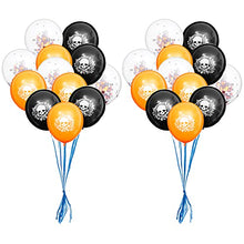 Load image into Gallery viewer, LUOZZY 24 Pcs Happy Halloween Balloons Halloween Ghost Balloons Latex Balloons Halloween Party Supplies
