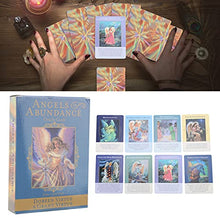 Load image into Gallery viewer, Tarot Cards, Angels of Abundance Oracle Cards 44 Cards Exquisite Light Weight Small Size Tarot Card Deck Safe and Eco Friendly Easy To Carry Durable
