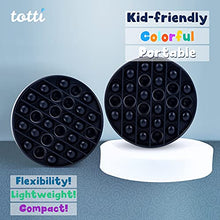 Load image into Gallery viewer, All-New Totti Pop Fidget Toy Satisfying Big Push it Bubble Fidget Sensory Toy Stress and Anxiety Relief Novelty Gift for Both Children and Adults | Round, Black
