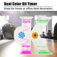 Load image into Gallery viewer, Yoidesu 1Pcs Oil Timer, Dual Color Liquid Oil Timer, Calm Down Tool or Science Tool, Great for Home or Office Desk Decoration
