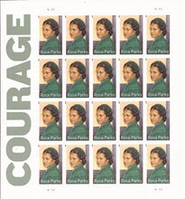 Load image into Gallery viewer, Courage: Rosa Parks Full Sheet of 20 x Forever Stamps, USA 2013, Scott 4742
