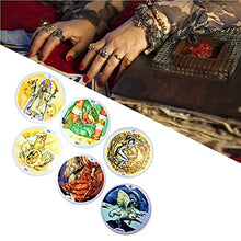 Load image into Gallery viewer, ZICRIC Circle of Life Tarot Cards - A 78-Card Deck, Tarot Card Round Gifts, Colorful Box Mysterious Divination Astrology Board Game Tarot Card
