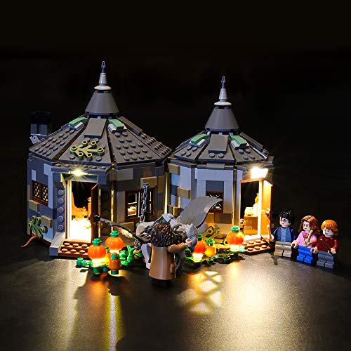 GEAMENT Light Kit for Harry Potter Hagrid's Hut Buckbeak's Rescue - Compatible with Lego 75947 Toy Hut Building Set (Lego Set Not Included)