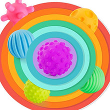 Load image into Gallery viewer, Baby Ball, Child Hand Ball TPU Multi-Touch Textured Senses Touching Training Soft Baby Toy for Over Three Months Children(6Pcs / Set)
