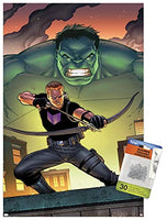 Marvel Comics - Hawkeye and Hulk - The Accused #1 Wall Poster with Push Pins