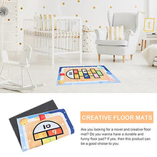 Load image into Gallery viewer, BESPORTBLE Hopscotch Rug Hop and Floor Mat Anti Slip Kids Playing Floor Carpet Mat Playroom Floor Area Rug Rocket Style Crawling Game Mat 90X60cm
